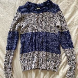 Jcrew Women’s cotton blue sweater